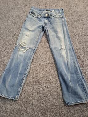 Armani Exchange Jeans Men's 28x30 Blue Distressed Made in the USA (0863)
